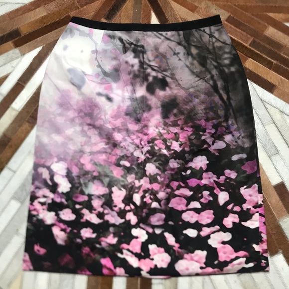 Valentino Dresses & Skirts - Valentino Floral Silk Mini Skirt